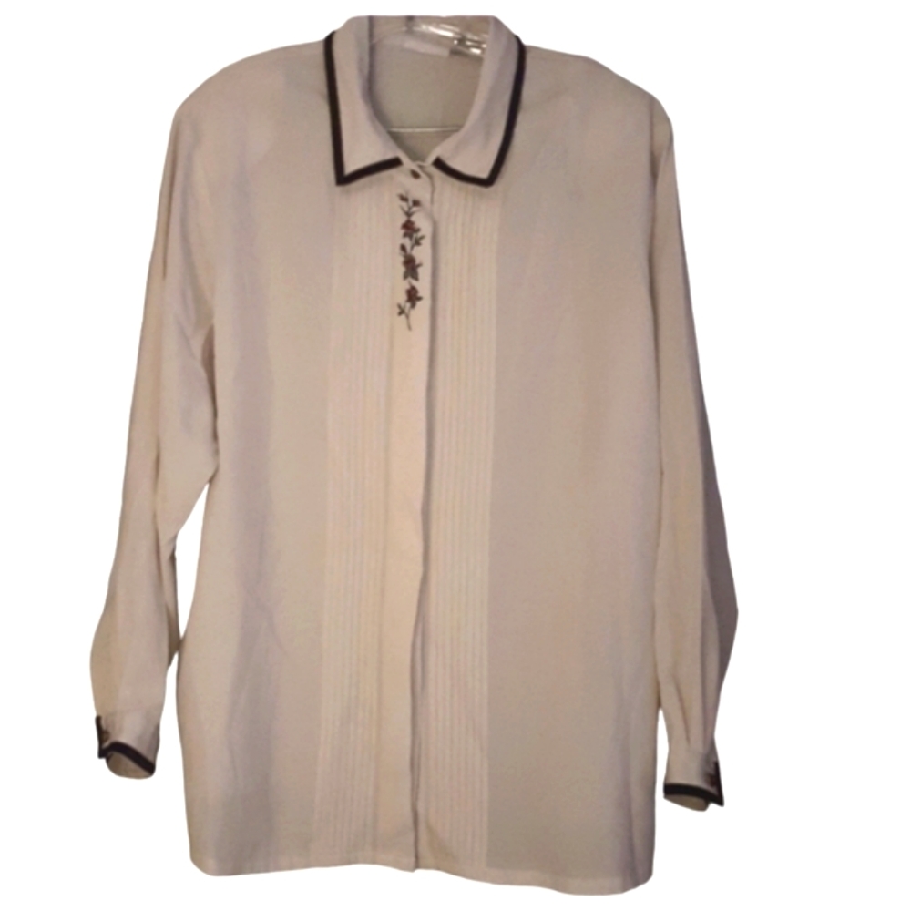 Kcoret Womens Button Up Blouse Size 18W